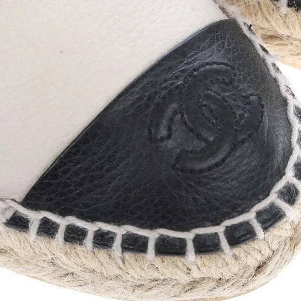 Chanel Leather Espadrilles size 35 - Picture 6 of 7
